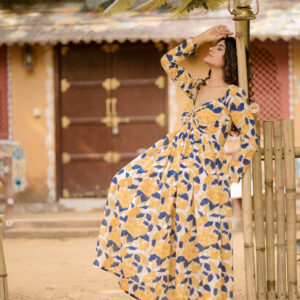 Yellow Floral Dress