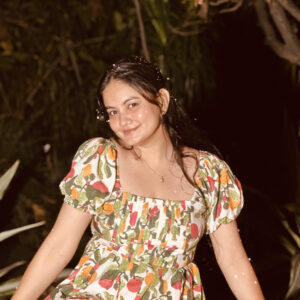 Puffed Sleeves Dress