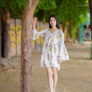 Floral Print Fit & Flare Dress